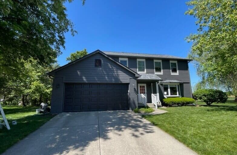 Home exterior with attached garage